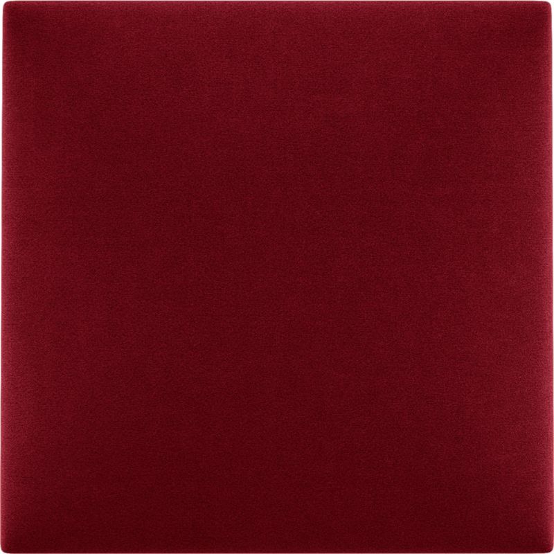 Stegu Mollis polstret vægpanel kvadratisk 30 x 30 cm rød