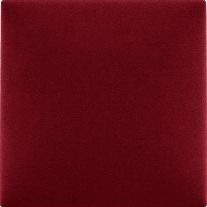 Stegu Mollis polstret vægpanel kvadratisk 30 x 30 cm rød