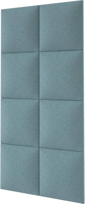 Stegu Mollis polstret vægpanel kvadrat 30 x 30 cm lys blå