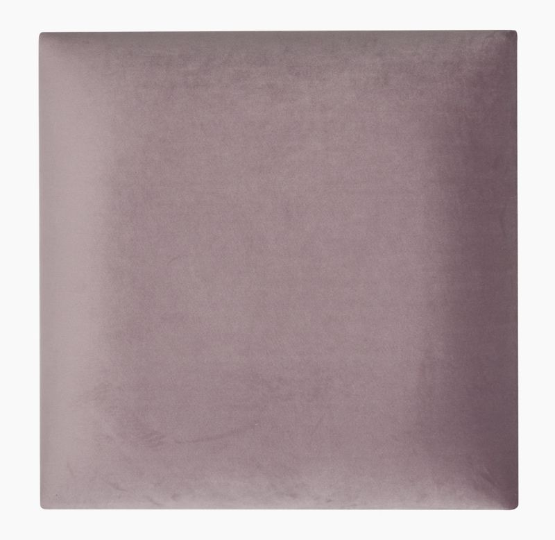 Polstret vægpanel Stegu Mollis kvadrat 30 x 30 cm lavendel