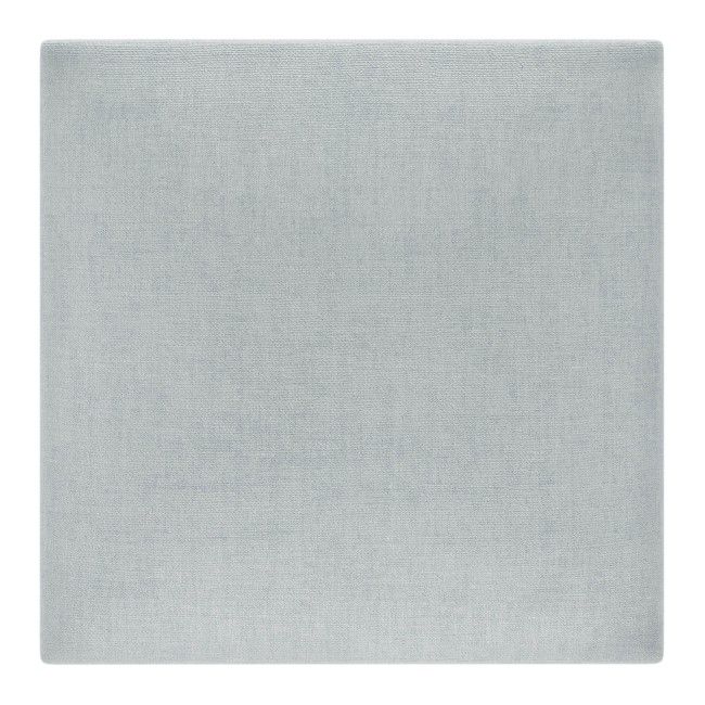 Polstret vægpanel Stegu Mollis kvadrat 30 x 30 cm sølv