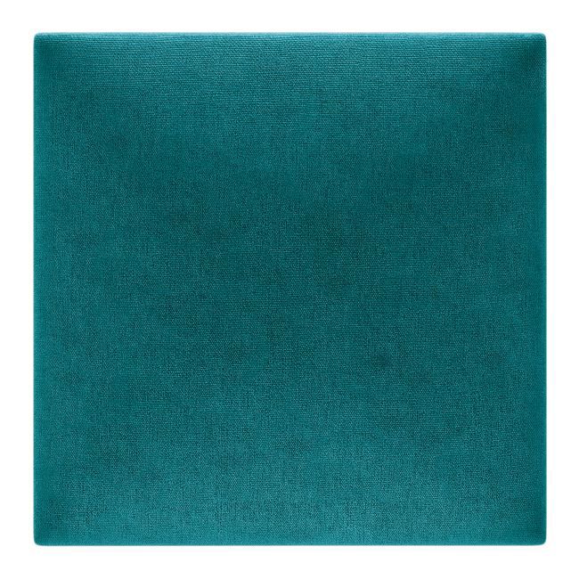 Polstret vægpanel Stegu Mollis kvadratisk 30 x 30 cm turkis