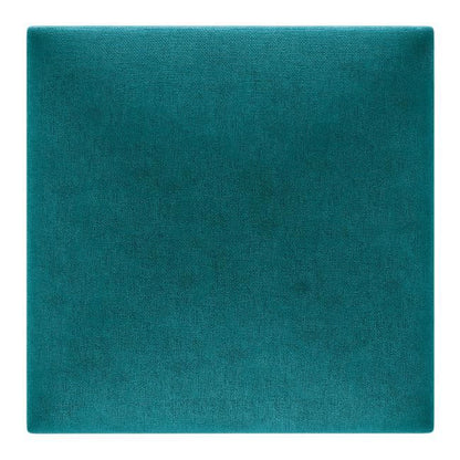 Polstret vægpanel Stegu Mollis kvadratisk 30 x 30 cm turkis