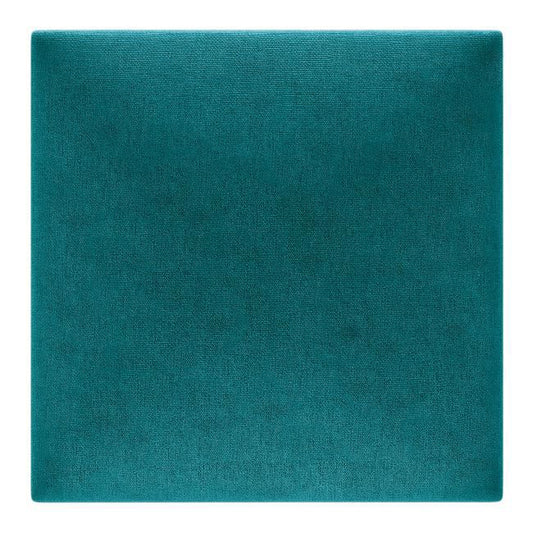 Polstret vægpanel Stegu Mollis kvadratisk 30 x 30 cm turkis