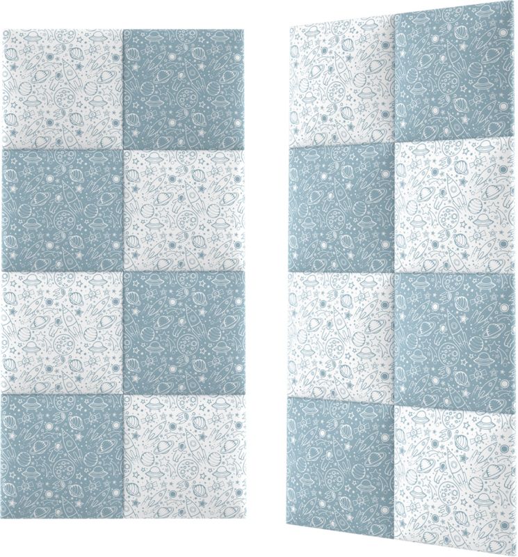 Stegu Mollis polstret vægpanel kvadrat 30 x 30 cm ufo 4 stk.