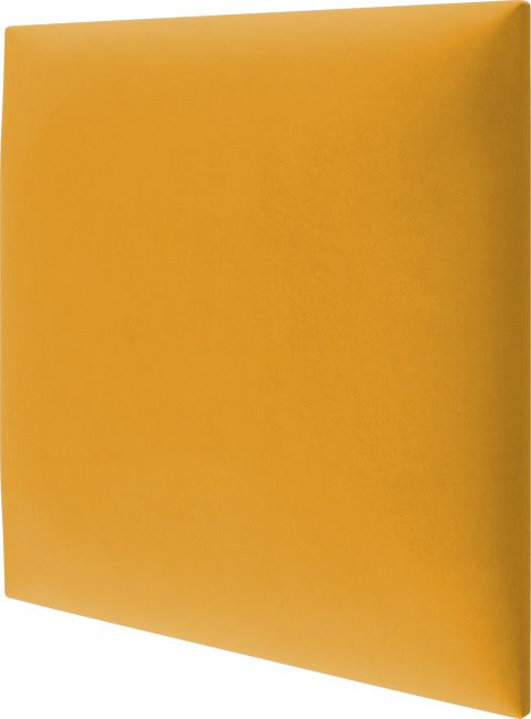 Stegu Mollis polstret vægpanel kvadrat 30 x 30 cm gul