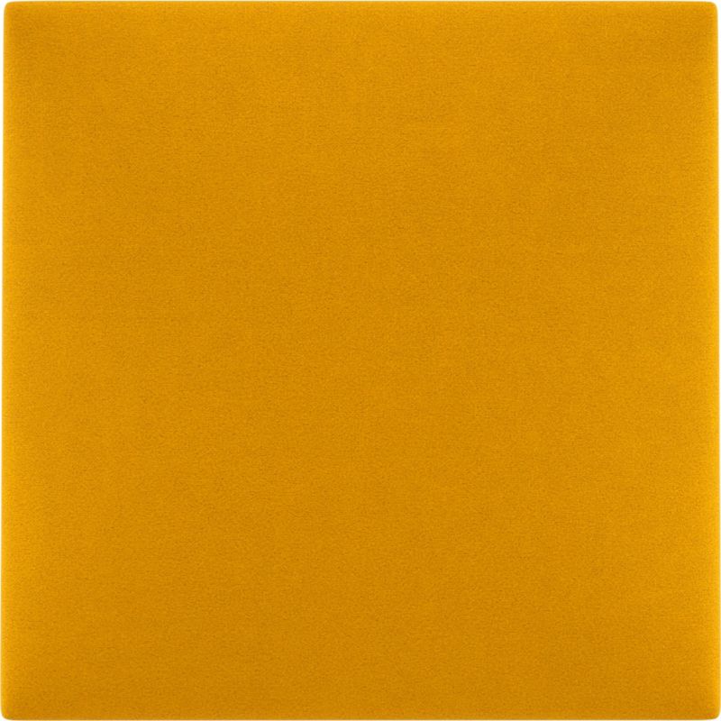 Stegu Mollis polstret vægpanel kvadrat 30 x 30 cm gul
