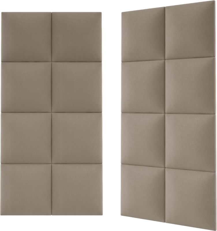 Stegu Mollis MV09 polstret vægpanel kvadrat 30 x 30 cm beige