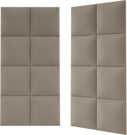 Stegu Mollis MV09 polstret vægpanel kvadrat 30 x 30 cm beige