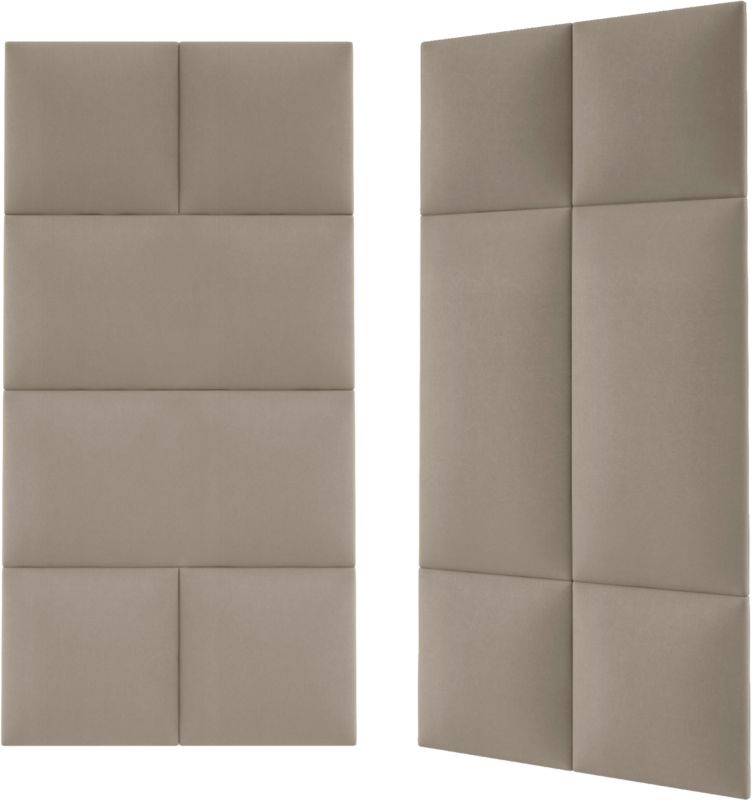 Stegu Mollis MV09 polstret vægpanel kvadrat 30 x 30 cm beige