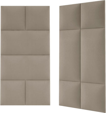 Stegu Mollis MV09 polstret vægpanel kvadrat 30 x 30 cm beige