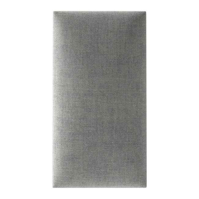 Polstret vægpanel Stegu Mollis rektangel 30 x 15 cm antracitgrå