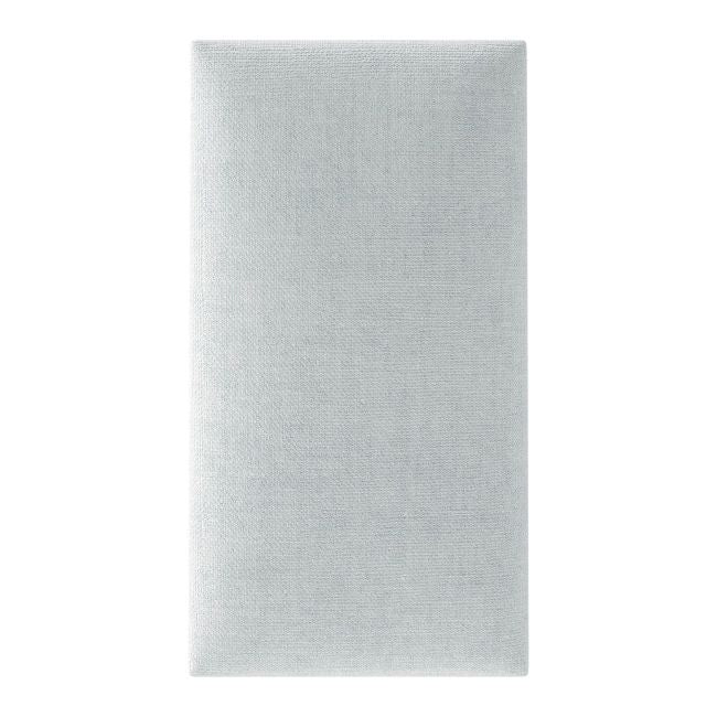 Polstret vægpanel Stegu Mollis rektangel 30 x 15 cm sølv