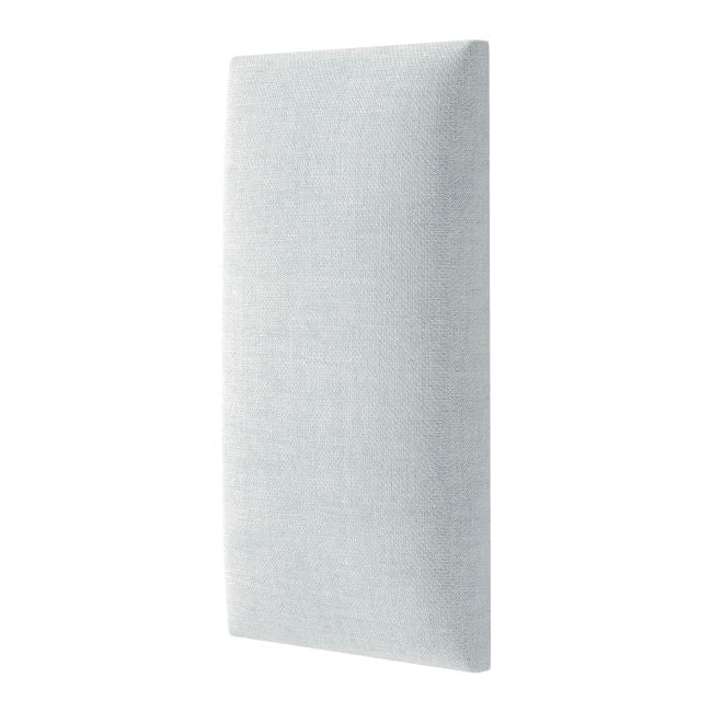 Polstret vægpanel Stegu Mollis rektangel 30 x 15 cm sølv