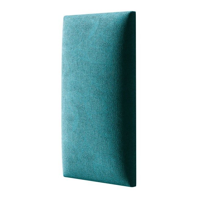 Stegu Mollis polstret vægpanel rektangulær 30 x 15 cm turkis