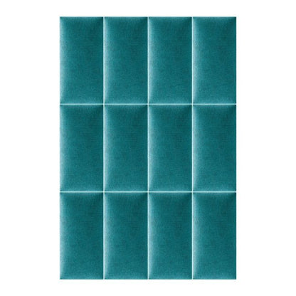 Stegu Mollis polstret vægpanel rektangulær 30 x 15 cm turkis