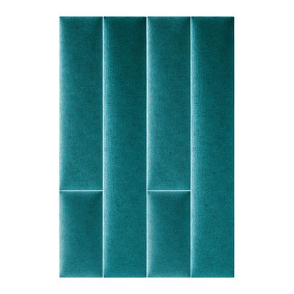 Stegu Mollis polstret vægpanel rektangulær 30 x 15 cm turkis