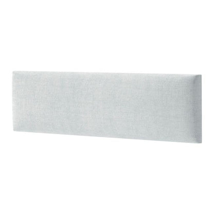 Stegu Mollis polstret vægpanel rektangulær 60 x 15 cm sølv