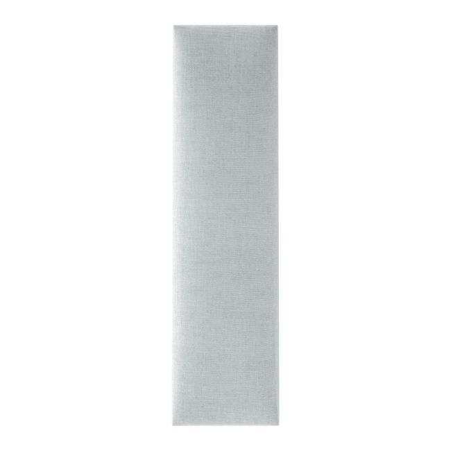 Stegu Mollis polstret vægpanel rektangulær 60 x 15 cm sølv
