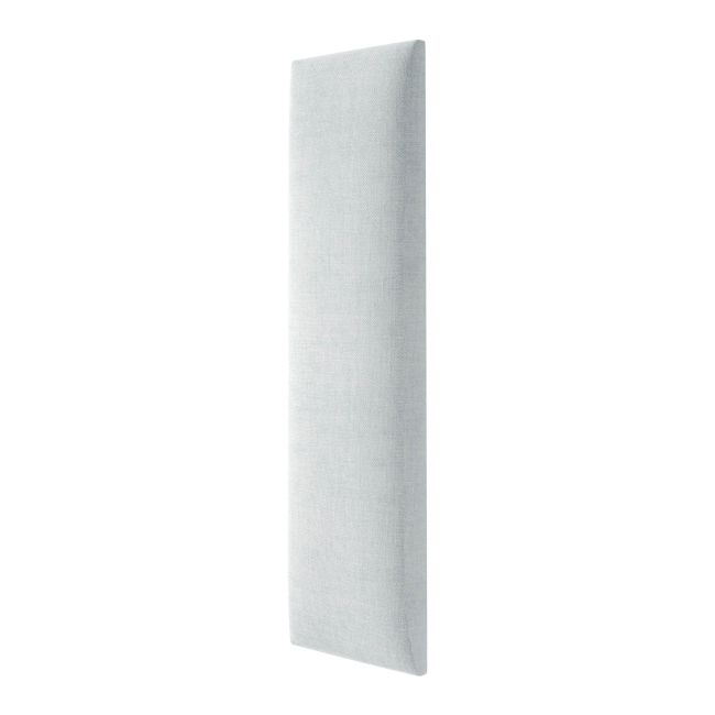 Stegu Mollis polstret vægpanel rektangulær 60 x 15 cm sølv