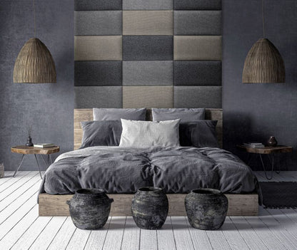 Stegu Mollis polstret vægpanel rektangulær 60 x 30 cm beige