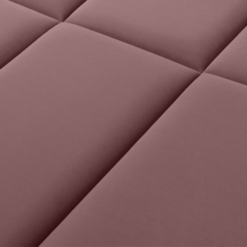 Polstret vægpanel Stegu Mollis rektangulær 60 x 30 cm støvet rosa