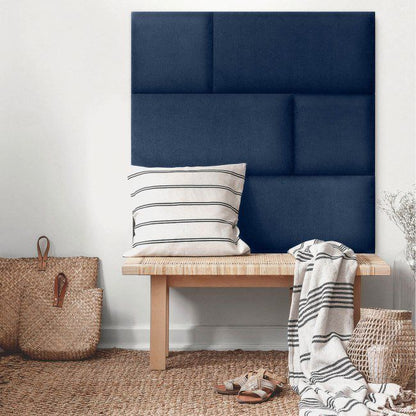 Polstret vægpanel Stegu Mollis rektangulær 60 x 30 cm mørkeblå