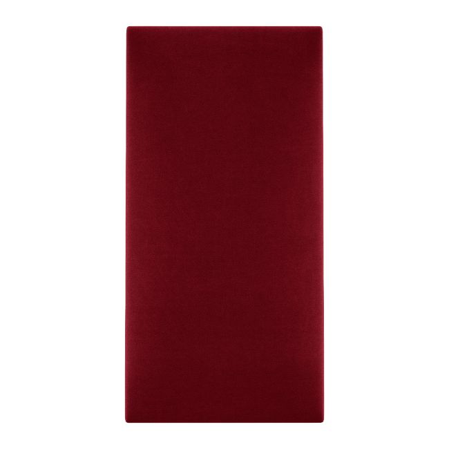 Polstret vægpanel Stegu Mollis rektangulær 60 x 30 cm rød