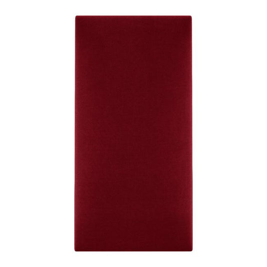 Polstret vægpanel Stegu Mollis rektangulær 60 x 30 cm rød