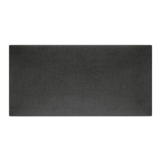 Polstret vægpanel Stegu Mollis rektangulær 60 x 30 cm grafit