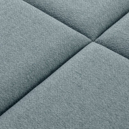 Polstret vægpanel Stegu Mollis rektangulær 60 x 30 cm lys blå