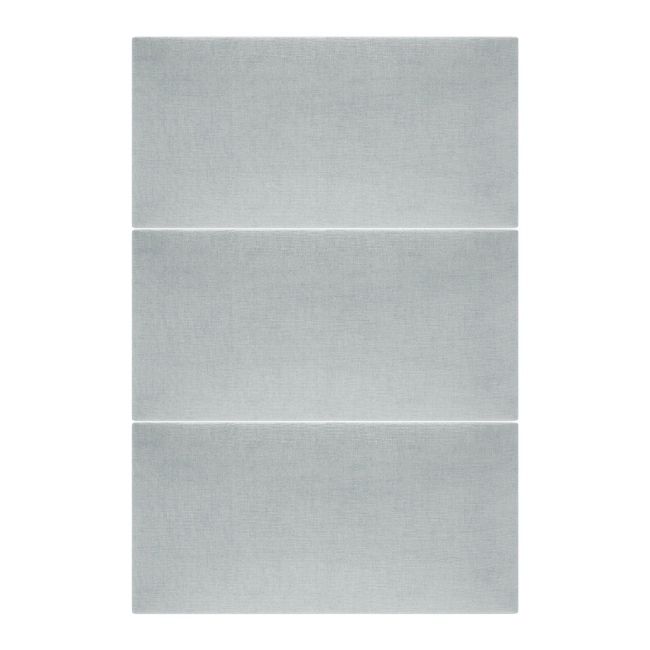 Stegu Mollis polstret vægpanel rektangulær 60 x 30 cm sølv