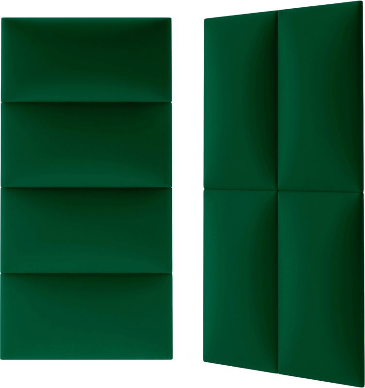 Stegu Mollis polstret vægpanel rektangulær 60 x 30 cm grøn