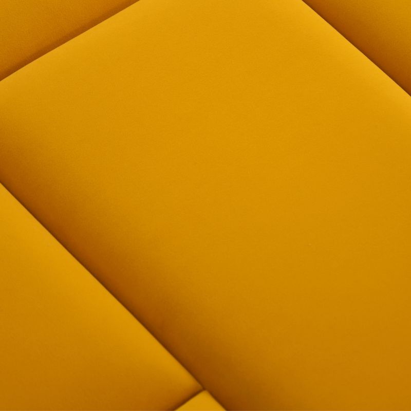 Polstret vægpanel Stegu Mollis rektangel 60 x 30 cm gul
