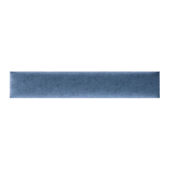 Polstret vægpanel Stegu Mollis rektangulær 90 x 15 cm i marineblå