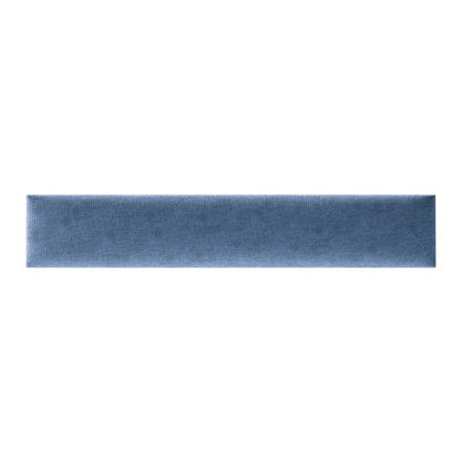 Polstret vægpanel Stegu Mollis rektangulær 90 x 15 cm i marineblå