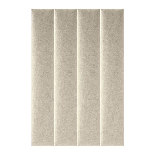 Polstret vægpanel Stegu Mollis rektangulær 90 x 15 cm sandfarvet