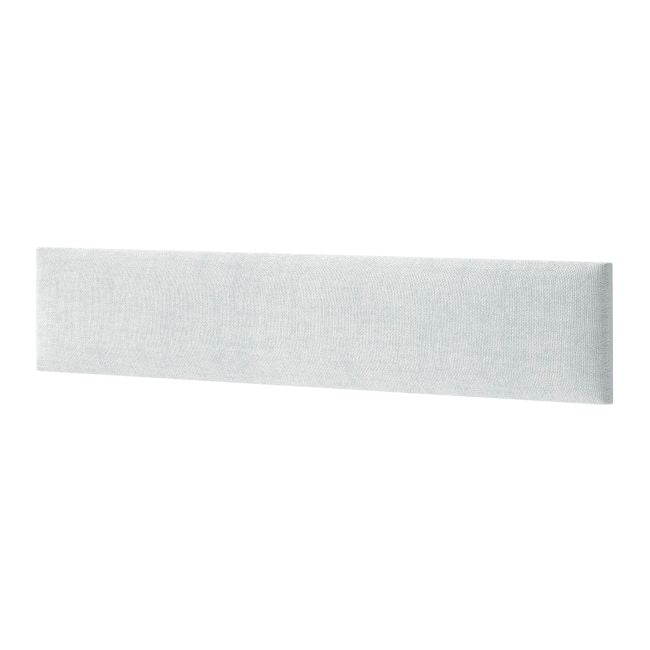 Stegu Mollis polstret vægpanel rektangulær 90 x 15 cm sølv