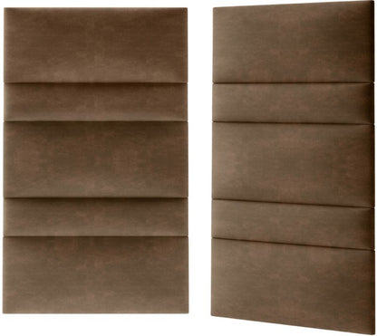 Stegu Mollis polstret vægpanel rektangulær 90 x 30 cm mørkebrun