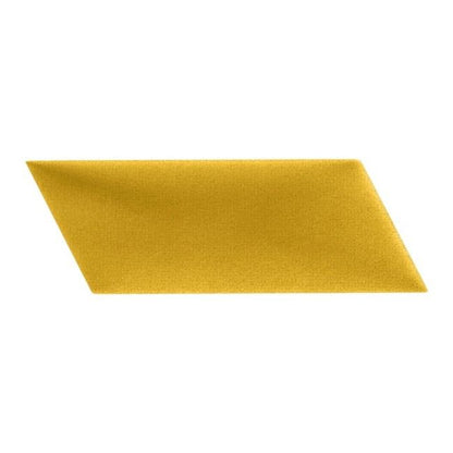 Polstret vægpanel Stegu Mollis parallelogram 15 x 30 cm gul L