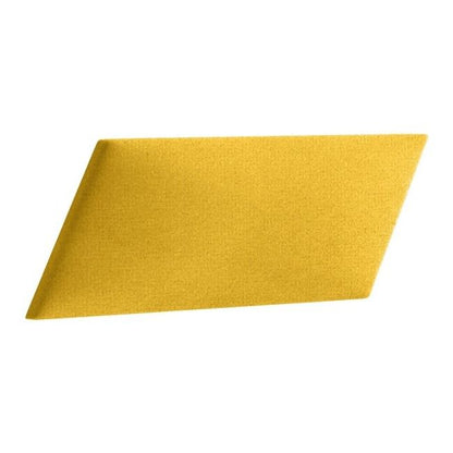 Polstret vægpanel Stegu Mollis parallelogram 15 x 30 cm gul P