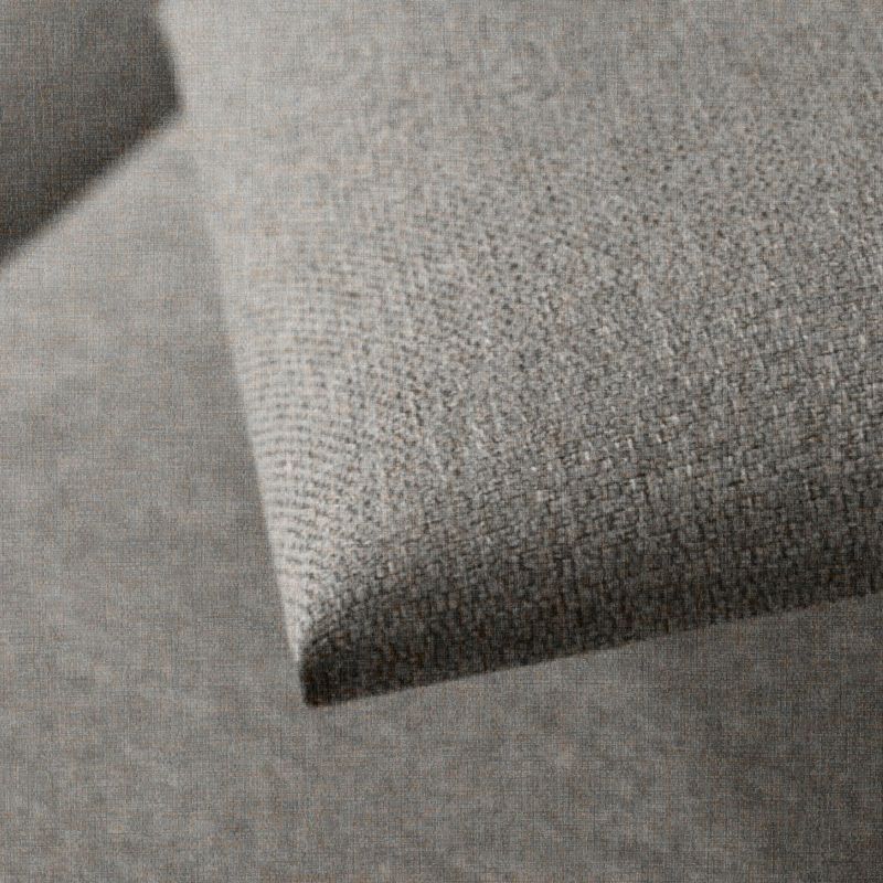 Polstret vægpanel Stegu Mollis SO11 kvadrat 30 x 30 cm grå