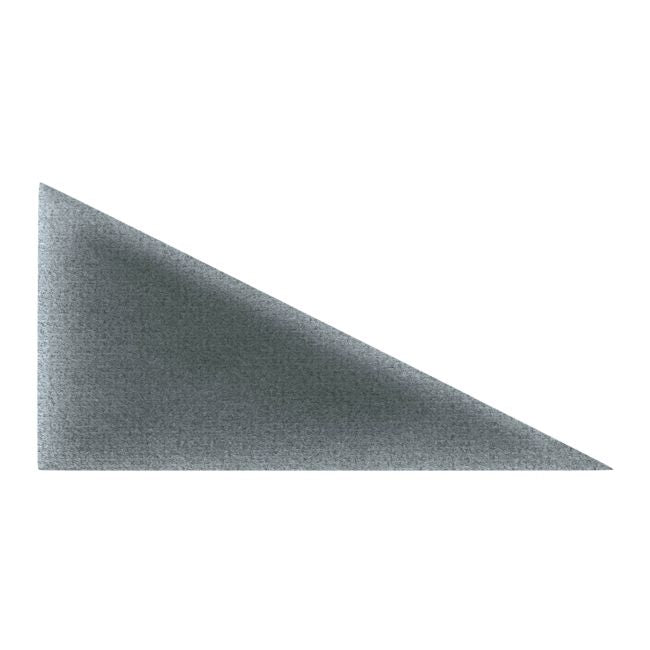 Polstret vægpanel Stegu Mollis trekanter 15 x 30 cm mørkegrå L