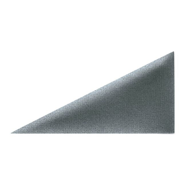 Polstret vægpanel Stegu Mollis trekanter 15 x 30 cm mørkegrå P 2 stk.