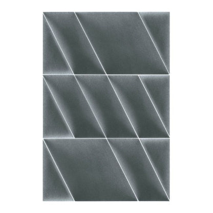 Polstret vægpanel Stegu Mollis trekanter 15 x 30 cm mørkegrå P 2 stk.