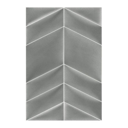 Polstret vægpanel Stegu Mollis trekanter 15 x 30 cm grå L