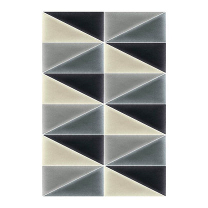Polstret vægpanel Stegu Mollis trekanter 15 x 30 cm grå L