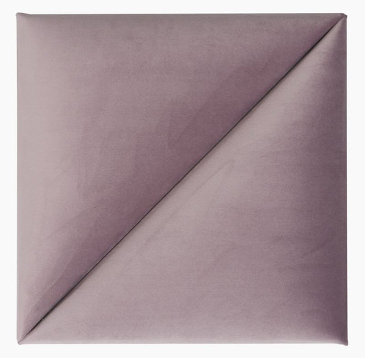 Polstret vægpanel Stegu Mollis trekanter 30 x 30 cm lavendel