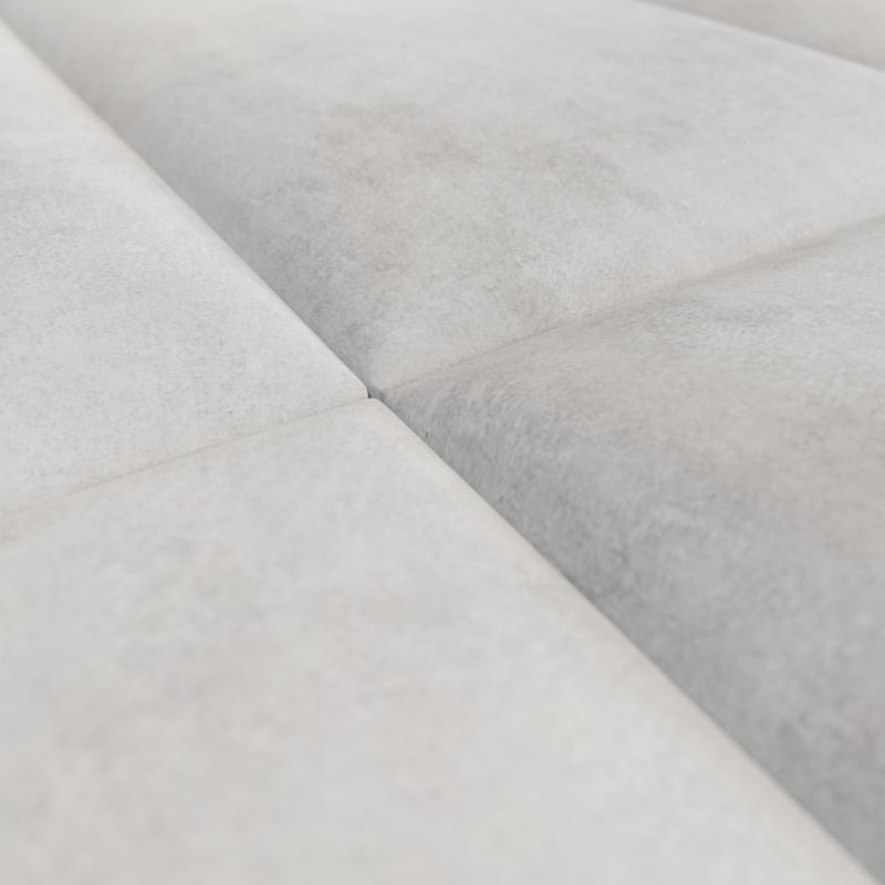 Polstret vægpanel Stegu Print 60 x 30 cm lys beton