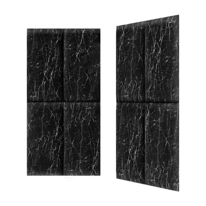 Polstret vægpanel Stegu Print 60 x 30 cm carra sort